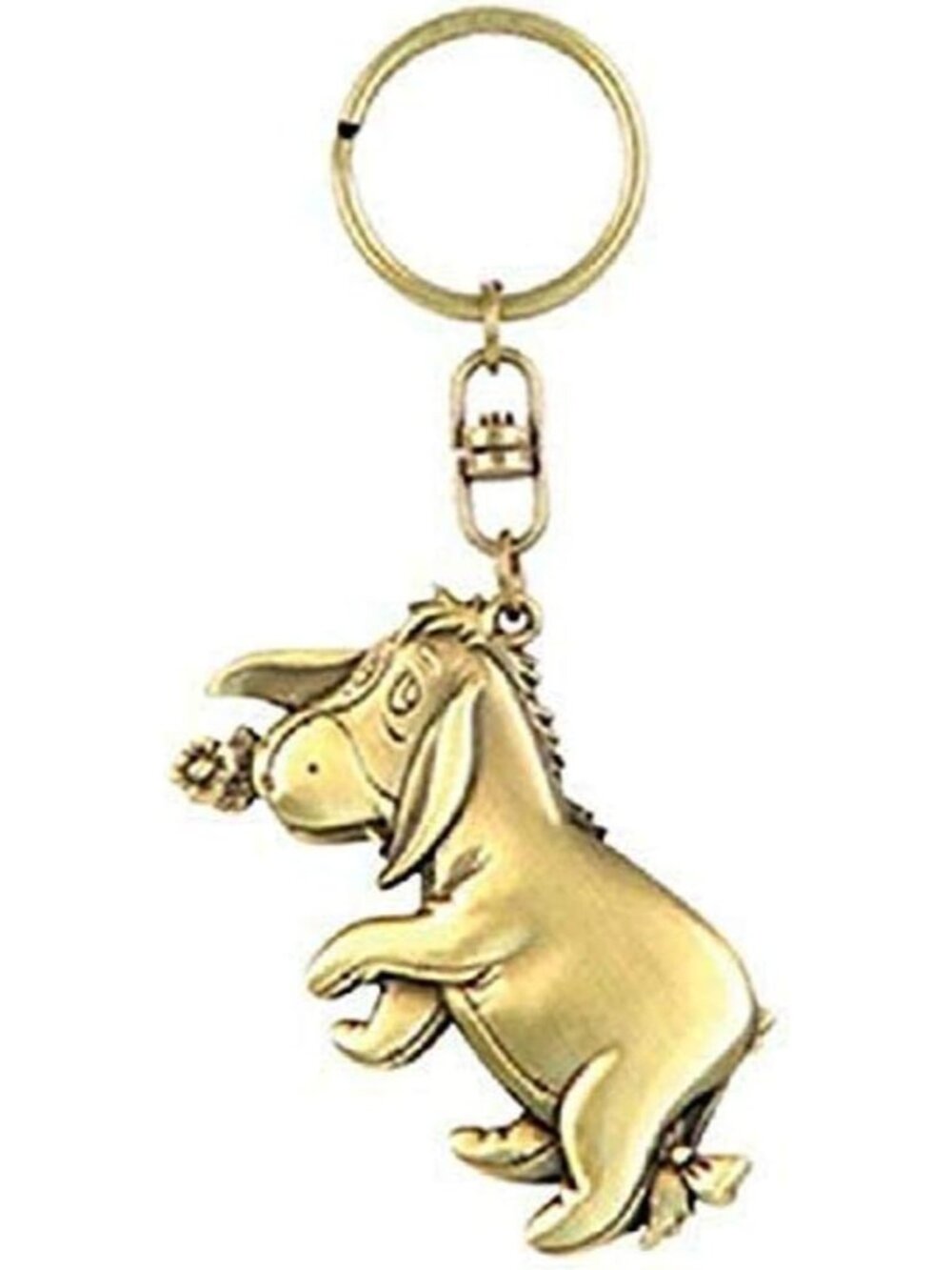 Disney Eeyore Brass Key Ring, Gold